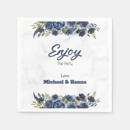 Bedankt voor uw komst naar de trouwdag servet