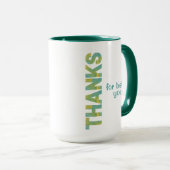 Bedankt voor uw Mok (Voorkant rechts)