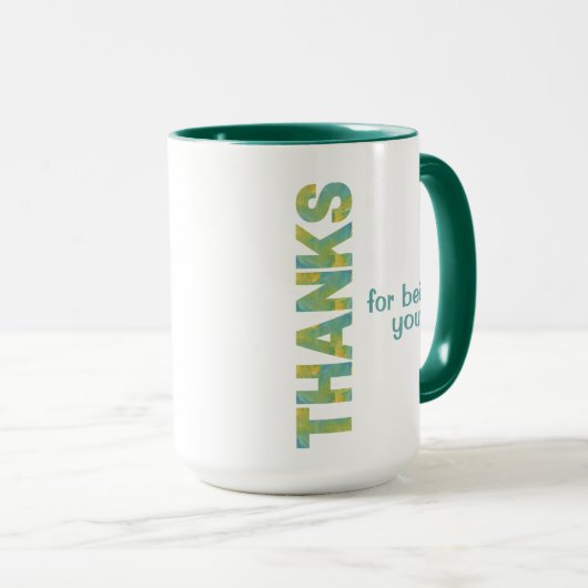 Bedankt voor uw Mok (Voorkant rechts)