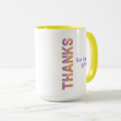 Bedankt voor uw Mok (Voorkant rechts)