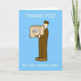 Bedankt voor uw recente bestelling.