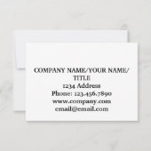 BEDANKT voor uw service American Flag Kaarten (Achterkant)