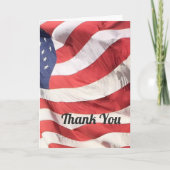 Bedankt voor uw service Groeten Kaart (Voorkant)