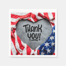 Bedankt voor uw service! servet