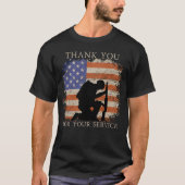 BEDANKT VOOR UW SERVICE T-SHIRT (Voorkant)