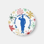 Bedankt voor uw servicemagnet magneet (Voorkant)