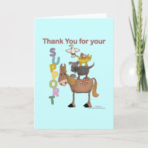 Bedankt voor uw steun