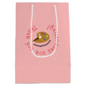 Bedankt voor uw steun! - Artistgirl403 Medium Cadeauzakje (Achterkant)