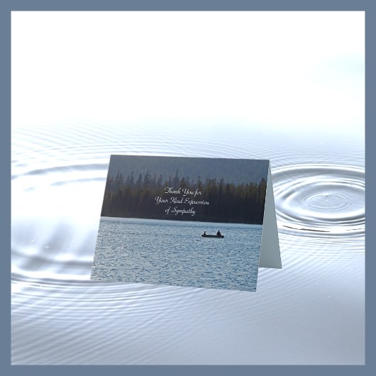 Bedankt voor uw sympathie vissers op het meer