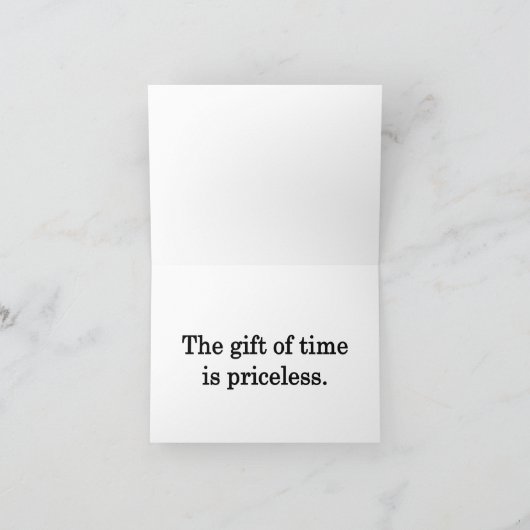 Bedankt voor uw tijd (Binnen)