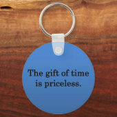 Bedankt voor uw tijd sleutelhanger (Voorkant)