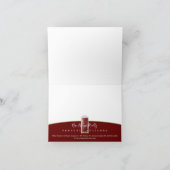 Bedankt voor uw verwijzing rode Waterverf deur (Binnen)