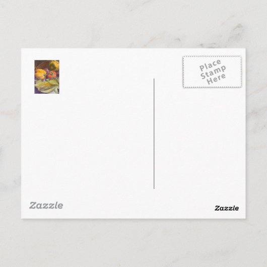 Bedankt voor uw vriendelijke gastvrijheid! briefkaart (Achterkant)