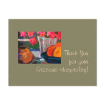 Bedankt voor uw vriendelijke gastvrijheid!