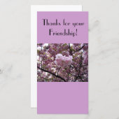 Bedankt voor uw vriendendkaart (Voorkant / Achterkant)