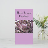 Bedankt voor uw vriendendkaart (Staand voorkant)