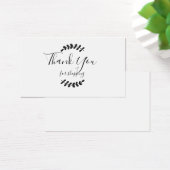 Bedankt voor uw winkelkaart visitekaartje (Bureau)