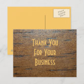 Bedankt voor uw zakelijke briefkaart (Voorkant / Achterkant)
