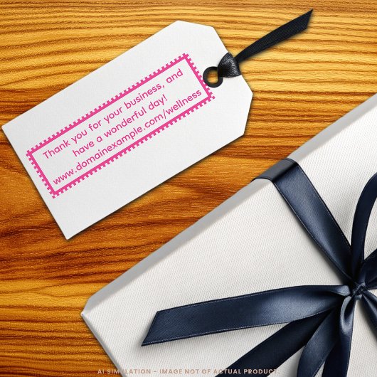 Bedankt voor uw zakelijke gepersonaliseerde tekst-  zelfinktende stempel