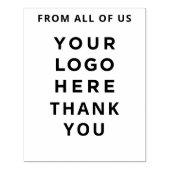 Bedankt voor uw zakelijke Logo Custom Rubberstempel (Afrduk)