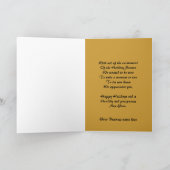 Bedankt voor uw zakelijke wenskaart (Binnen)