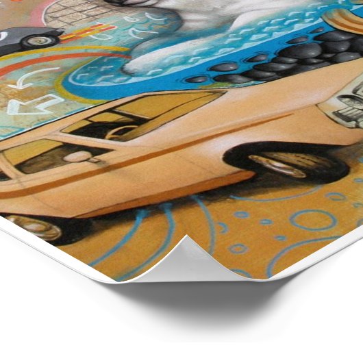 bedankt voor vakantiereizen poster (Hoek)