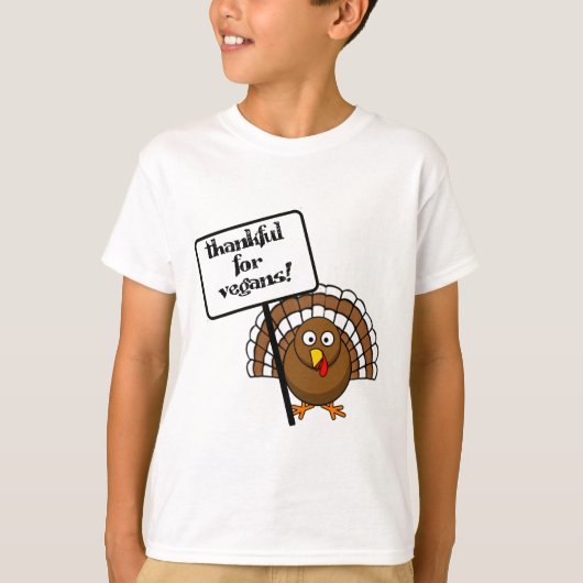 Bedankt voor vegans! t-shirt (Voorkant)