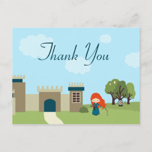 Bedankt voor verjaardagsfeest van Scottish prinses Briefkaart