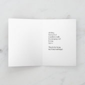 Bedankt voor Vriendschap Vriend en Engelen Vliegen Kaart (Binnen)