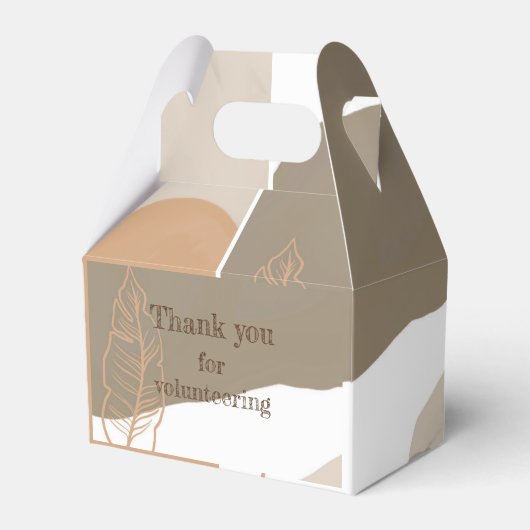 Bedankt voor vrijwilligerswerk vrijwilligerswerk bedankdoosjes (Voorkant Zijde)