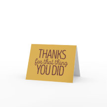 Bedankt voor wat je hebt gedaan