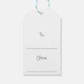 Bedankt voor wat je leert US Fun Teacher art Cadeaulabel (Achterkant)