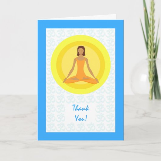 Bedankt voor Yoga Instructor, Yoga Pose Design (Voorkant)