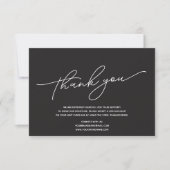 Bedankt voor zakelijk logo op maat (Voorkant)