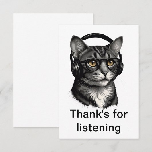 Bedankt vriend voor het luisteren (Voorkant / Achterkant)