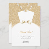 Bedankt Vrijgezellenfeest Flat Kaart (Voorkant / Achterkant)