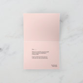 Bedankt Vrijgezellenfeest gevouwen Kaart (Binnen)