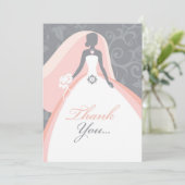 Bedankt Vrijgezellenfeest platte Kaarten (Staand voorkant)