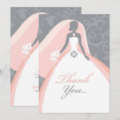 Bedankt Vrijgezellenfeest platte Kaarten (Voorkant / Achterkant)