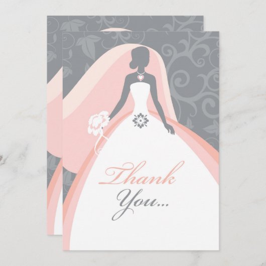 Bedankt Vrijgezellenfeest platte Kaarten (Voorkant / Achterkant)