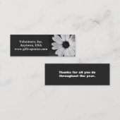 "Bedankt" Vrijwillige appreciatie Gift Mini Visitekaartje (Voorkant / Achterkant)