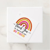 Bedankt waardering cadeau label (In situ)