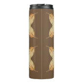 Bedankt Waardering Uniek Veer Patroon Thermosbeker (Achterkant)