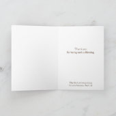 Bedankt Wasbeer Blowing Kisses Dier & Schrift Kaart (Binnen)