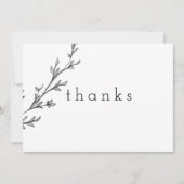 Bedankt Waterverf blad (Voorkant)