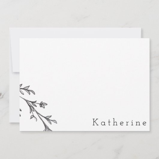 Bedankt Waterverf blad (Achterkant)