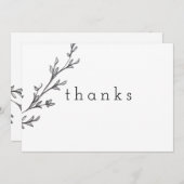 Bedankt Waterverf blad (Voorkant / Achterkant)