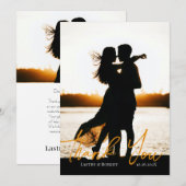 Bedankt Weddenschap Vat Hartelijk dank (Voorkant / Achterkant)