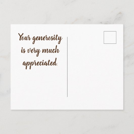 Bedankt West Coast Blue Sky Beach waardering Briefkaart (Achterkant)