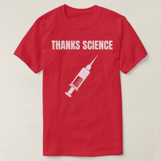 Bedankt Wetenschap 2 T-shirt (Design voorkant)